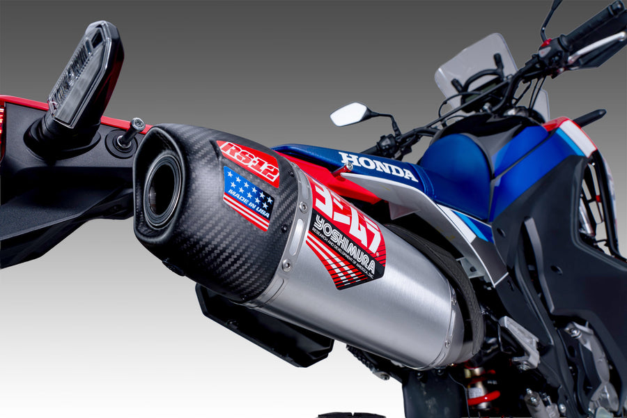 CRF300L/Rally 21-25 Race RS-12 Stainless Full Exhaust, w/ Stainless Muffler