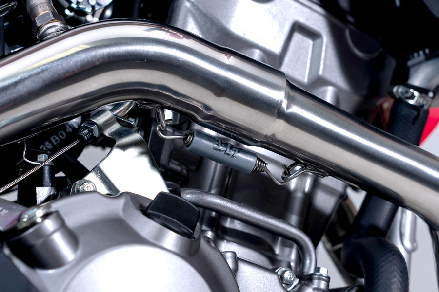 CRF300L/Rally 21-25 Race RS-12 Stainless Full Exhaust, w/ Stainless Muffler