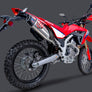 CRF300L/Rally 21-26 Race RS-12 Stainless Full Exhaust, w/ Stainless Muffler