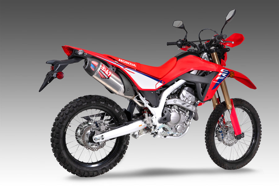 CRF300L/Rally 21-25 Race RS-12 Stainless Slip-On Exhaust, w/ Stainless Muffler