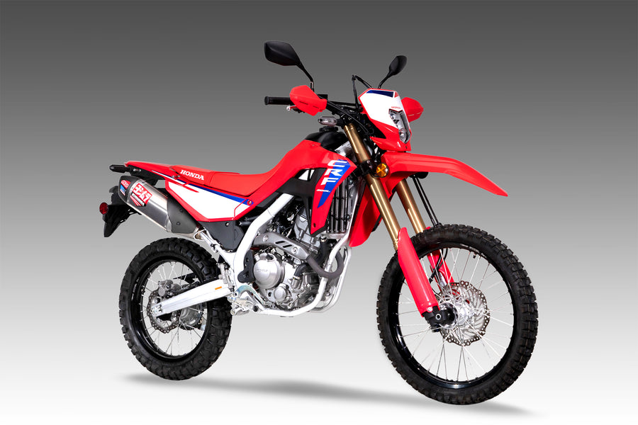 CRF300L/Rally 21-25 Race RS-12 Stainless Slip-On Exhaust, w/ Stainless Muffler