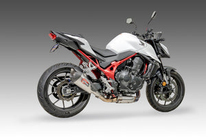 CB750 2025 AT2 Stainless Slip-On Exhaust, w/ Stainless Muffler