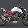 CB750 25-26 AT2 Stainless Slip-On Exhaust, w/ Stainless Muffler