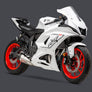 R7 22-26 / MT-07 17-26 Race AT2 Stainless Full Exhaust, w/ Stainless Muffler