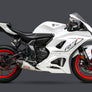 R7 22-26 / MT-07 17-26 Race AT2 Stainless Full Exhaust, w/ Stainless Muffler