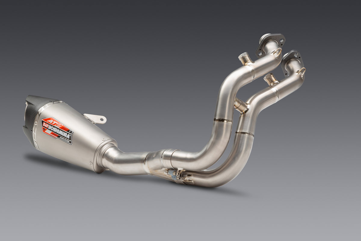 Yoshimura YZFR7 2224 / MT07 1722 RACE AT2 Titanium Full Exhaust, w