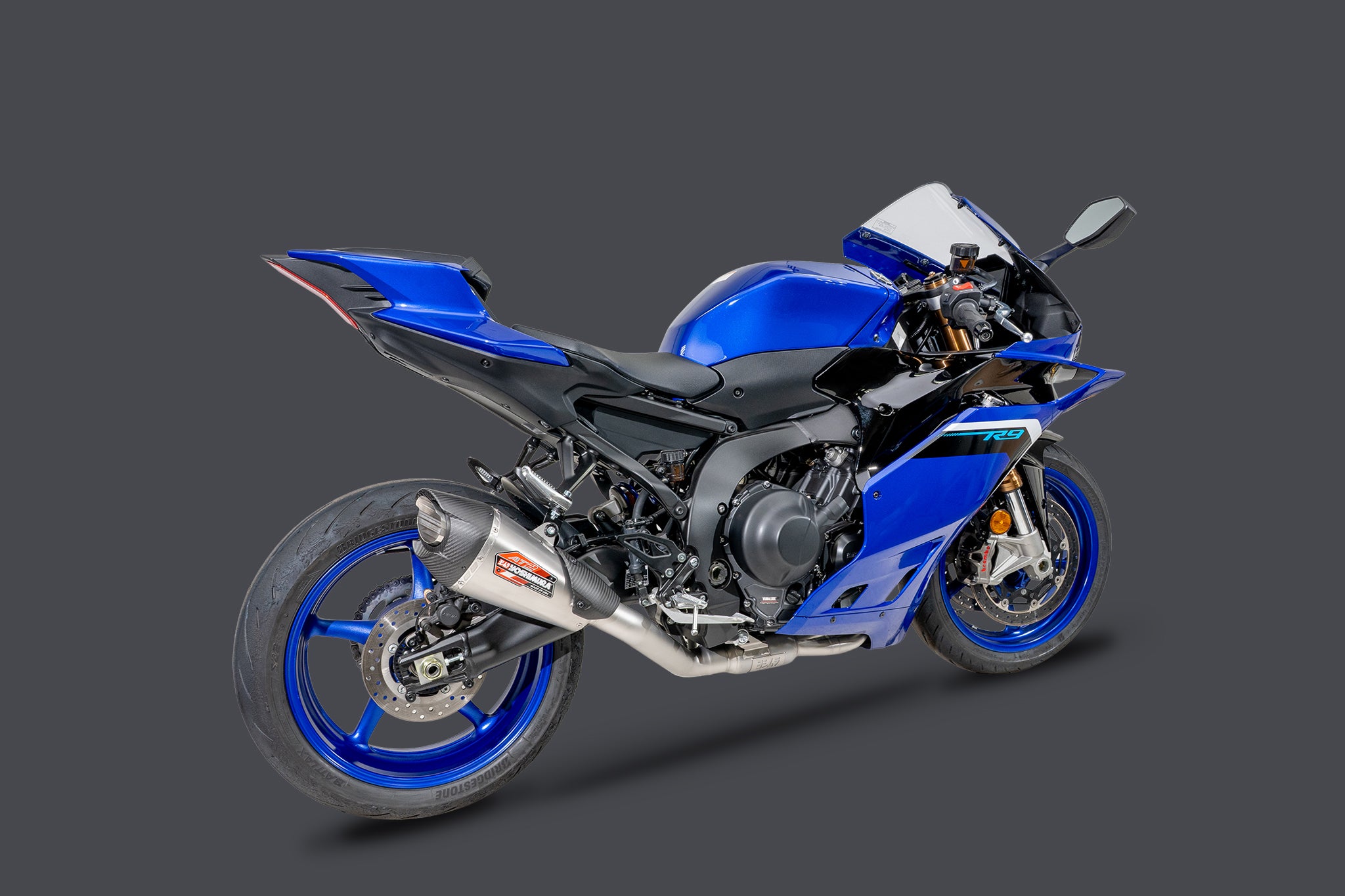 Yoshimura YZF-R9 2025-26 AT2 Stainless Full Exhaust, w/ Stainless