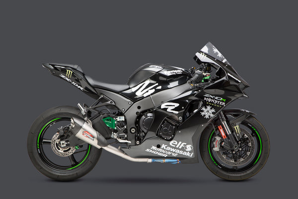 Yoshimura ZX-10R/RR 2021-26 AT2 3/4 Stainless Exhaust w/ Stainless