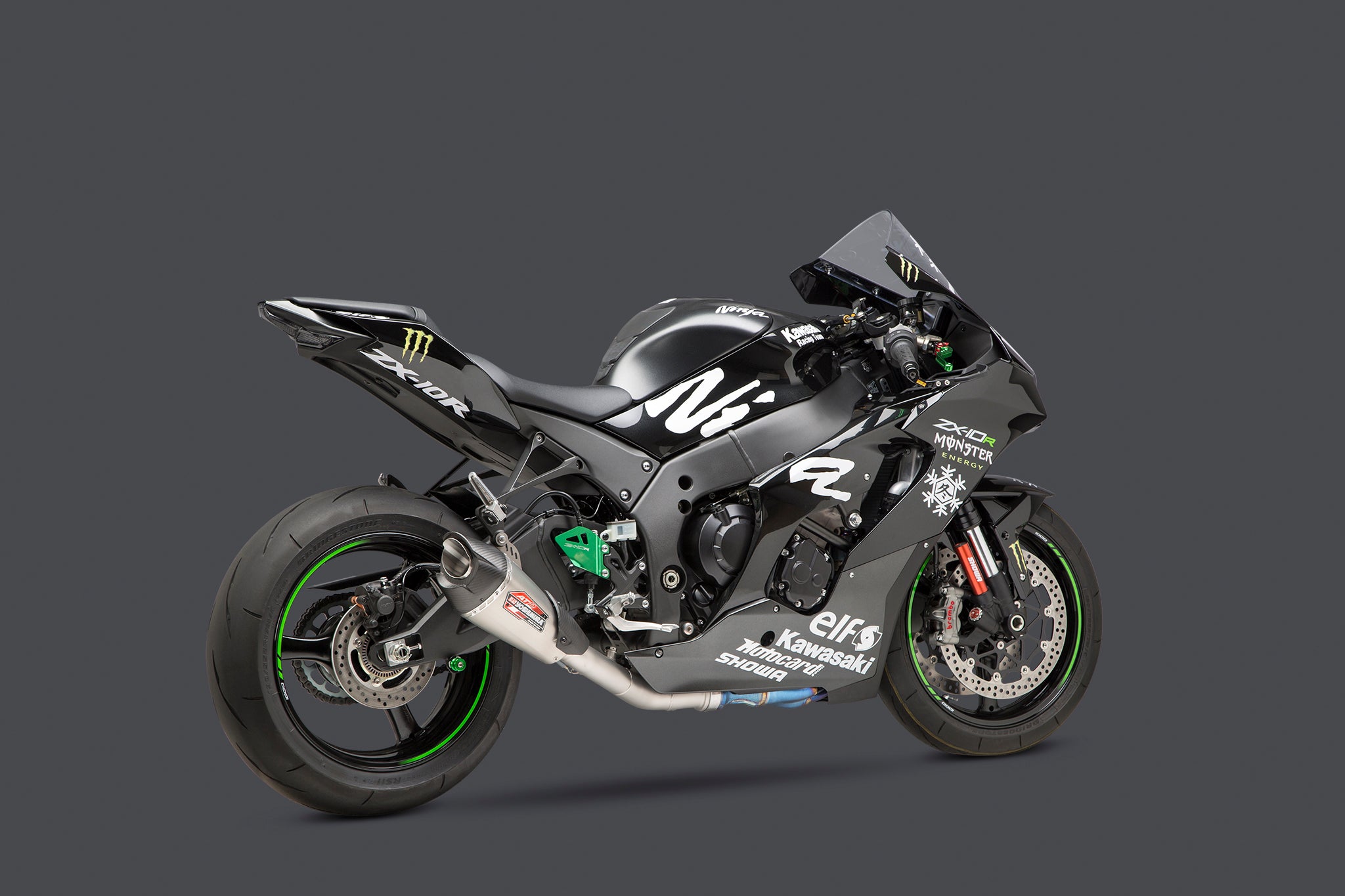 Yoshimura ZX-10R/RR 2021-26 AT2 3/4 Stainless Exhaust w/ Stainless