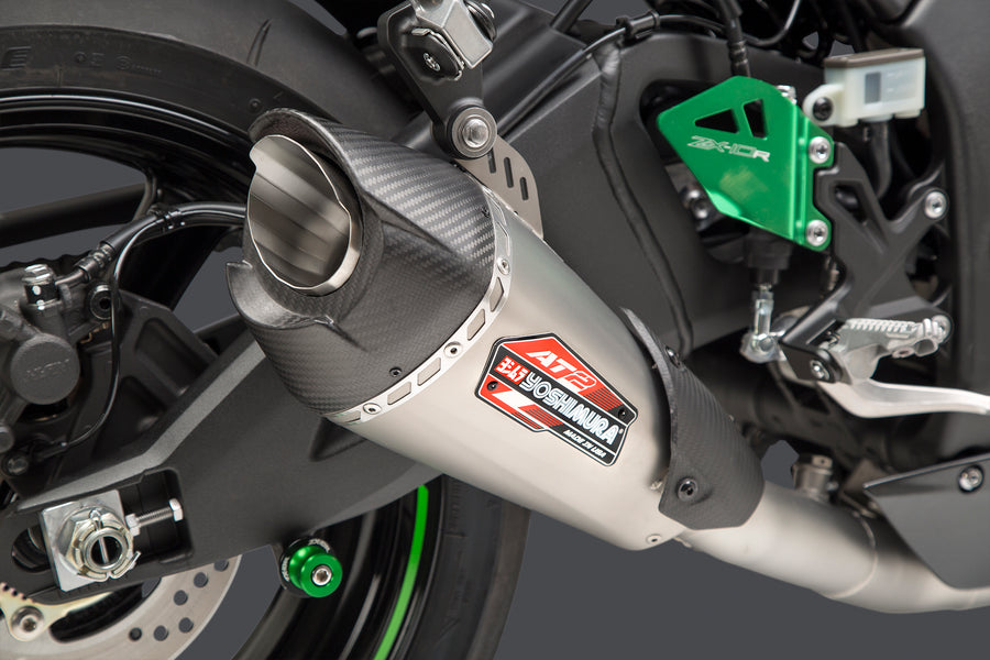 Yoshimura ZX-10R/RR 2021-26 AT2 3/4 Stainless Exhaust w/ Stainless