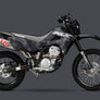 KLX250S/SF 09-20 / KLX300S/SM 21-26 Race RS-2 Stainless Slip-On Exhaust, w/ Alum