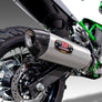 KLE500 2026 R-77 Stainless Slip-On Exhaust, w/ Stainless Muffler
