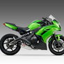 NINJA 650 12-16 Race RS-4S Stainless Full Exhaust, w/ Stainless Muffler
