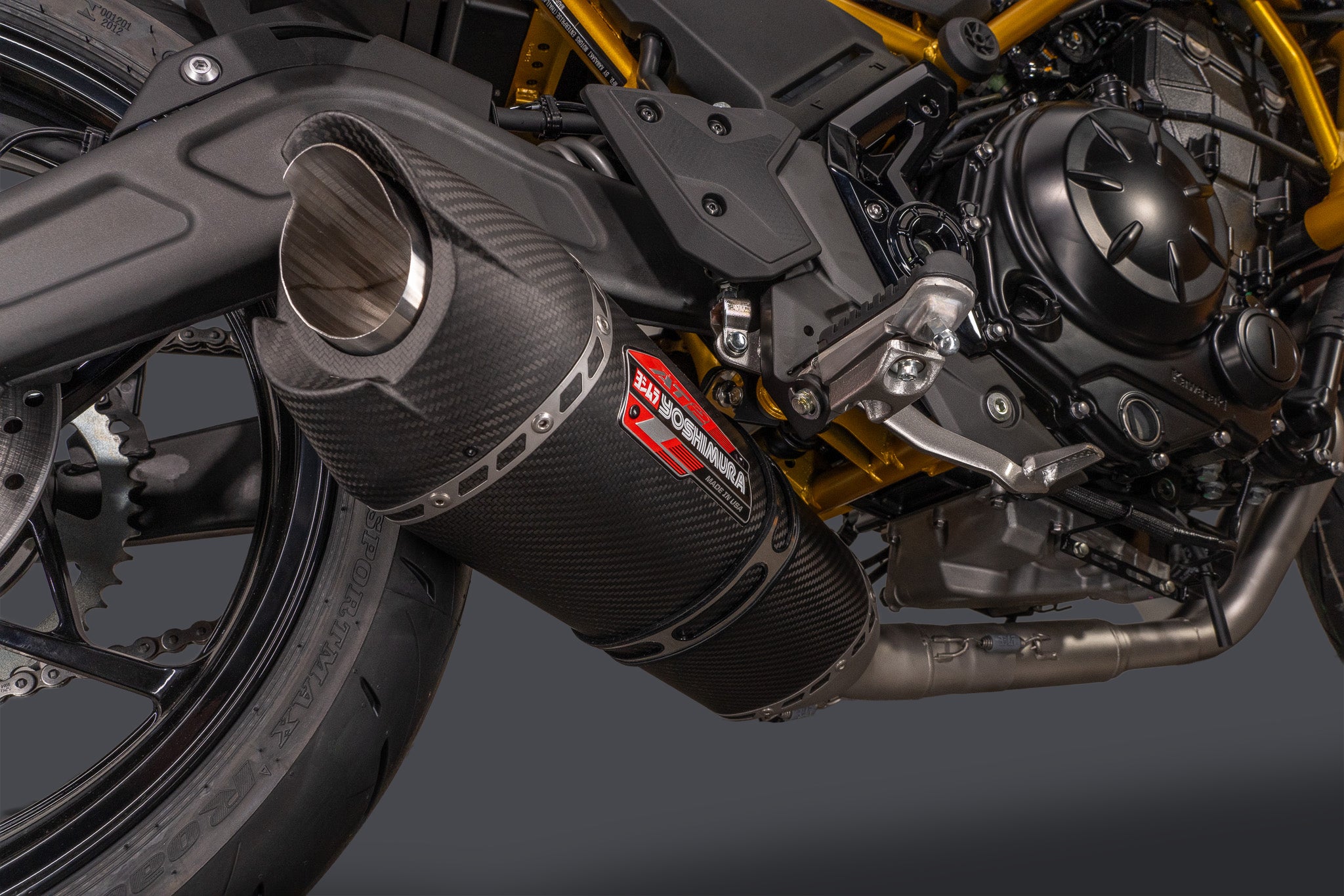 Yoshimura Ninja/Z 650 17-26 ALPHA Stainless Exhaust Carbon Muffler