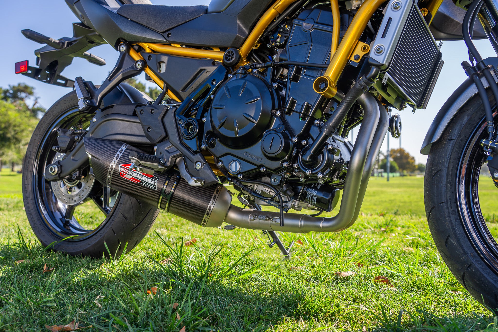 Yoshimura Ninja/Z 650 17-26 ALPHA Stainless Exhaust Carbon Muffler