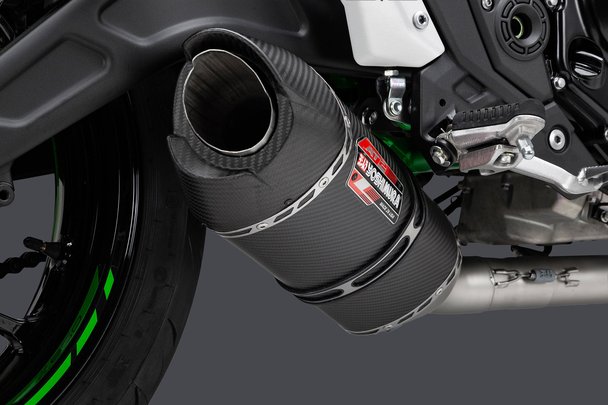 sana様 Yoshimura Ninja/Z 650 17-26 ALPHA Stainless Exhaust Carbon Muffler