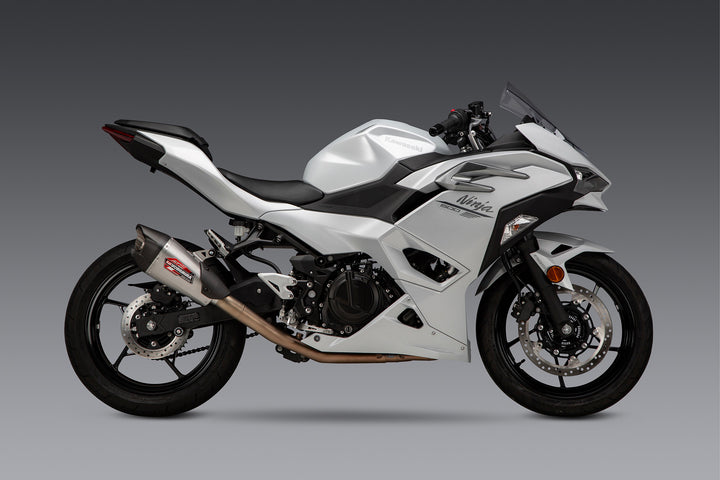 NINJA 500 / Z500 / NINJA 400 2024 Race AT2 Stainless Full Exhaust, w/ Stainless Muffler