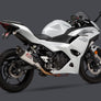 NINJA 500/400 / Z500/400 18-26 AT2 Stainless Slip-On Exhaust, w/ Stainless Muffler