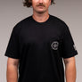 Pop Pocket Tee Black