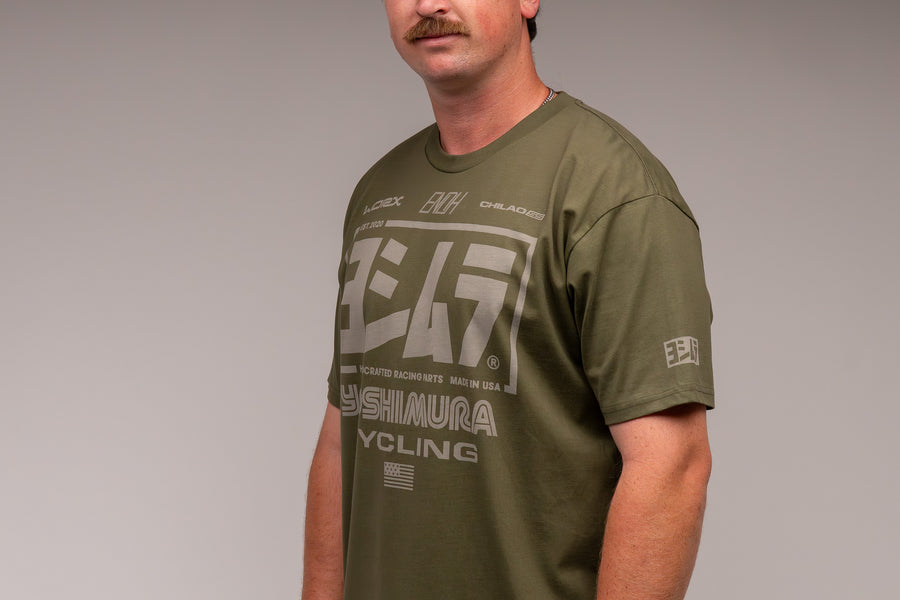 Race Team Tee Army Green