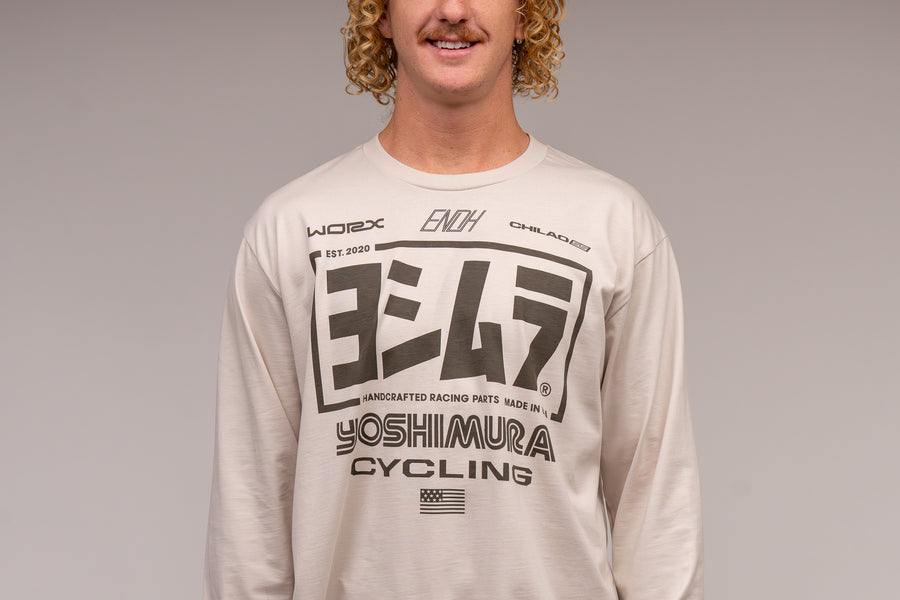 Race Team Long Sleeve Tee Bone