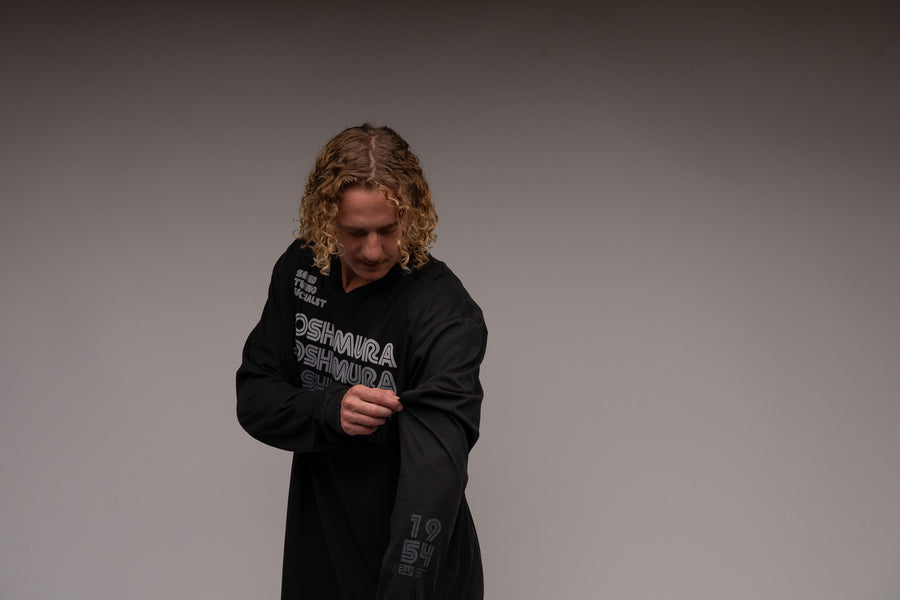 Shades Long Sleeve Tee Coal