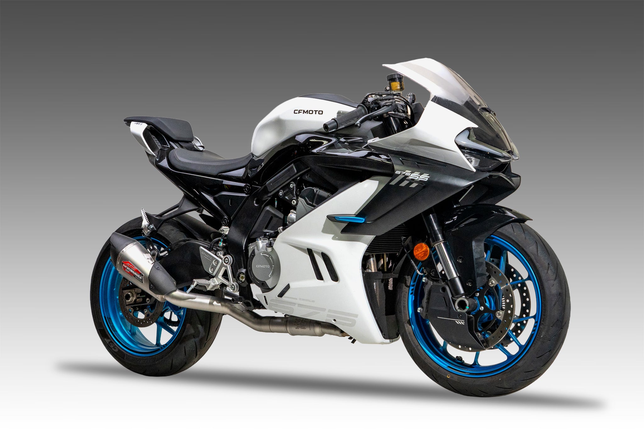 Yoshimura CFMOTO 675SS 2025-26 AT2 Stainless Full Exhaust, w
