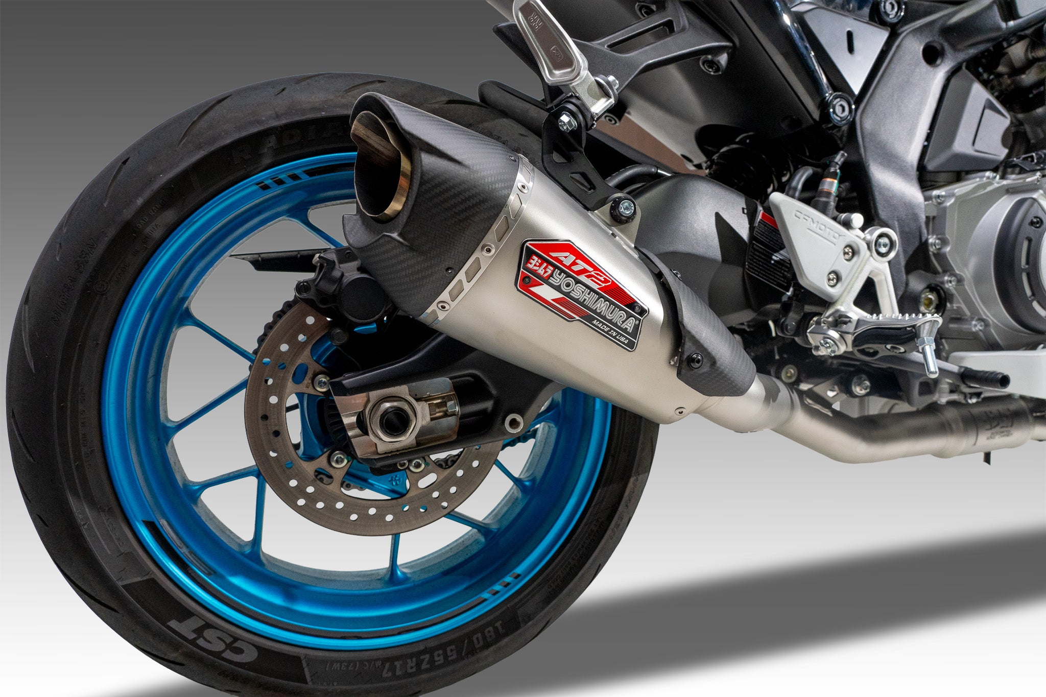 Yoshimura CFMOTO 675SS 2025-26 AT2 Stainless Full Exhaust, w