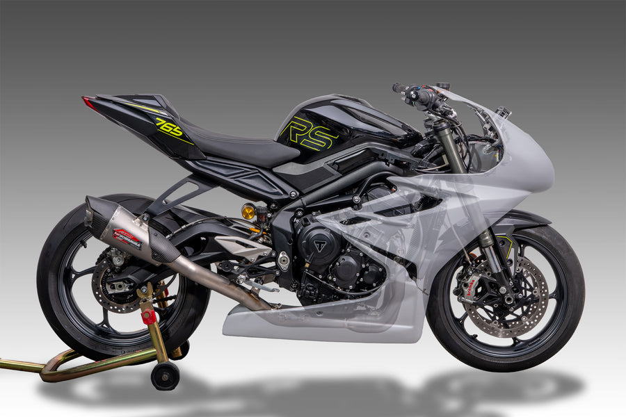 Yoshimura Street Triple 765 23-26 Race AT2 Titanium Full Exhaust