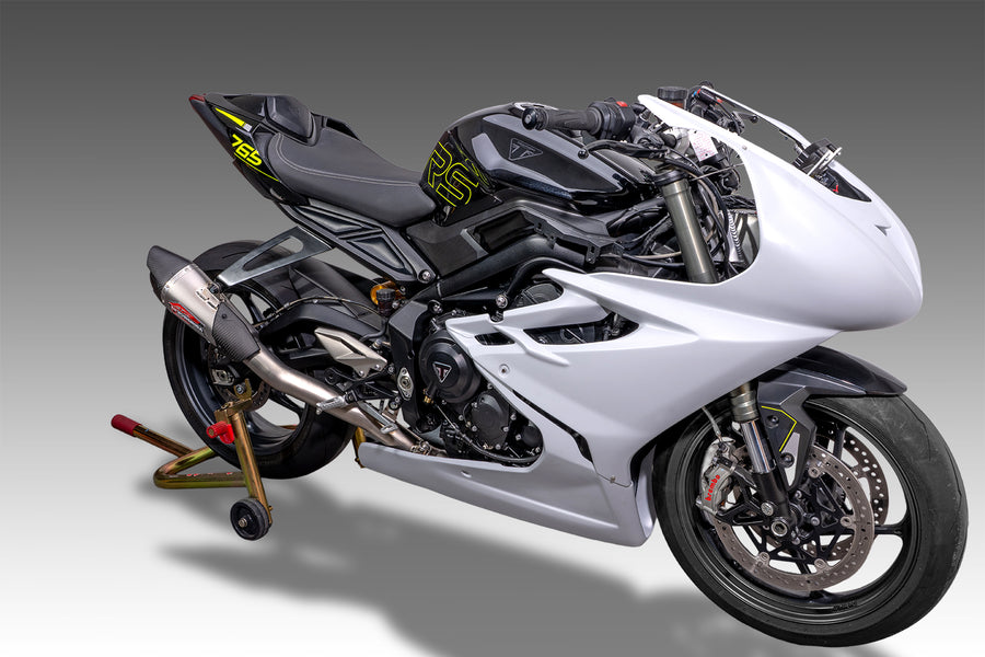 Yoshimura Street Triple 765 23-26 Race AT2 Titanium Full Exhaust