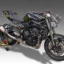 Street Triple 765 23-26 RACE AT2 Titanium Full Exhaust, w/ Titanium Muffler
