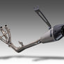 Street Triple 765 23-26 RACE AT2 Titanium Full Exhaust, w/ Titanium Muffler
