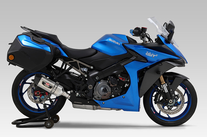 Yoshimura GSX-S1000/GT/S950 / KATANA R-77S STAINLESS SLIP-ON W/ SATIN FINISH MUFFLER (EEC)