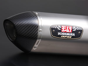 Yoshimura GSX-S1000/GT/S950 / KATANA R-77S STAINLESS SLIP-ON W/ STAIN FINISH MUFFLER (EEC)