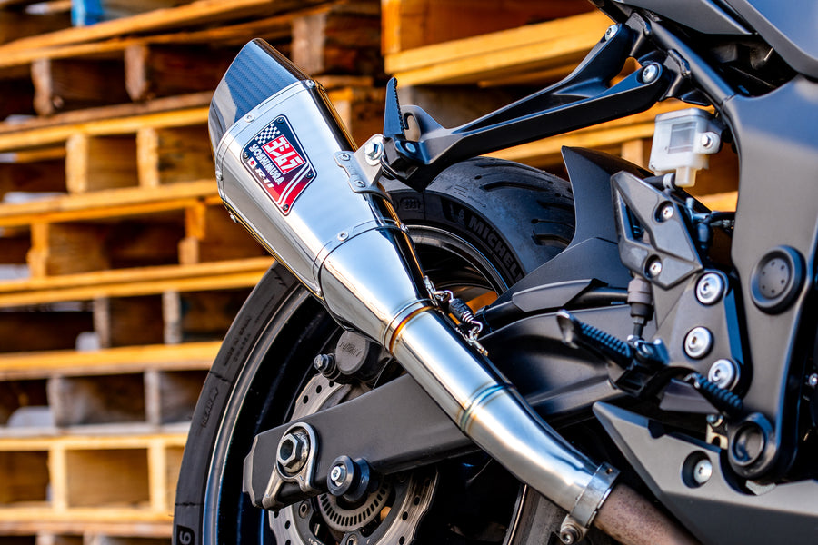 GSR750 2011-16 / GSX-S750 17-22 R-11 Stainless Slip-On Exhaust, w/ Stainless Muffler