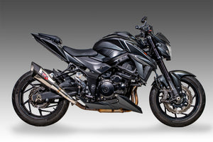 GSR750 2011-16 / GSX-S750 17-22 R-11 Stainless Slip-On Exhaust, w/ Stainless Muffler