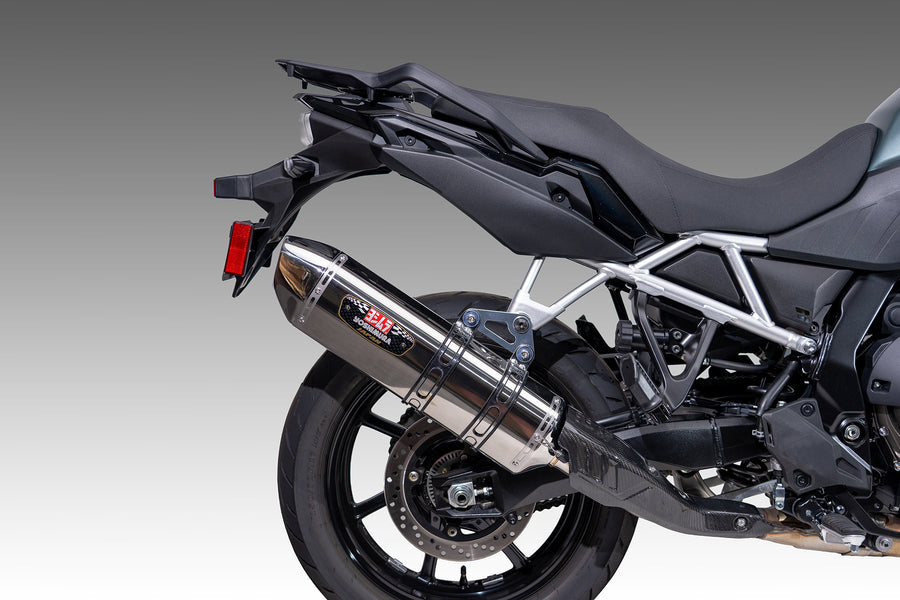V-STROM 800 23-25 R-77J Stainless Slip-On Exhaust, w/ Stainless Muffler