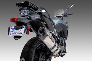 V-STROM 800 23-25 R-77J Stainless Slip-On Exhaust, w/ Stainless Muffler