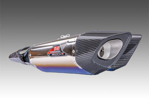 HAYABUSA 2021-25 Race R-11SQ-R Dual Stainless Slip-On Exhaust, w/ Titanium Mufflers