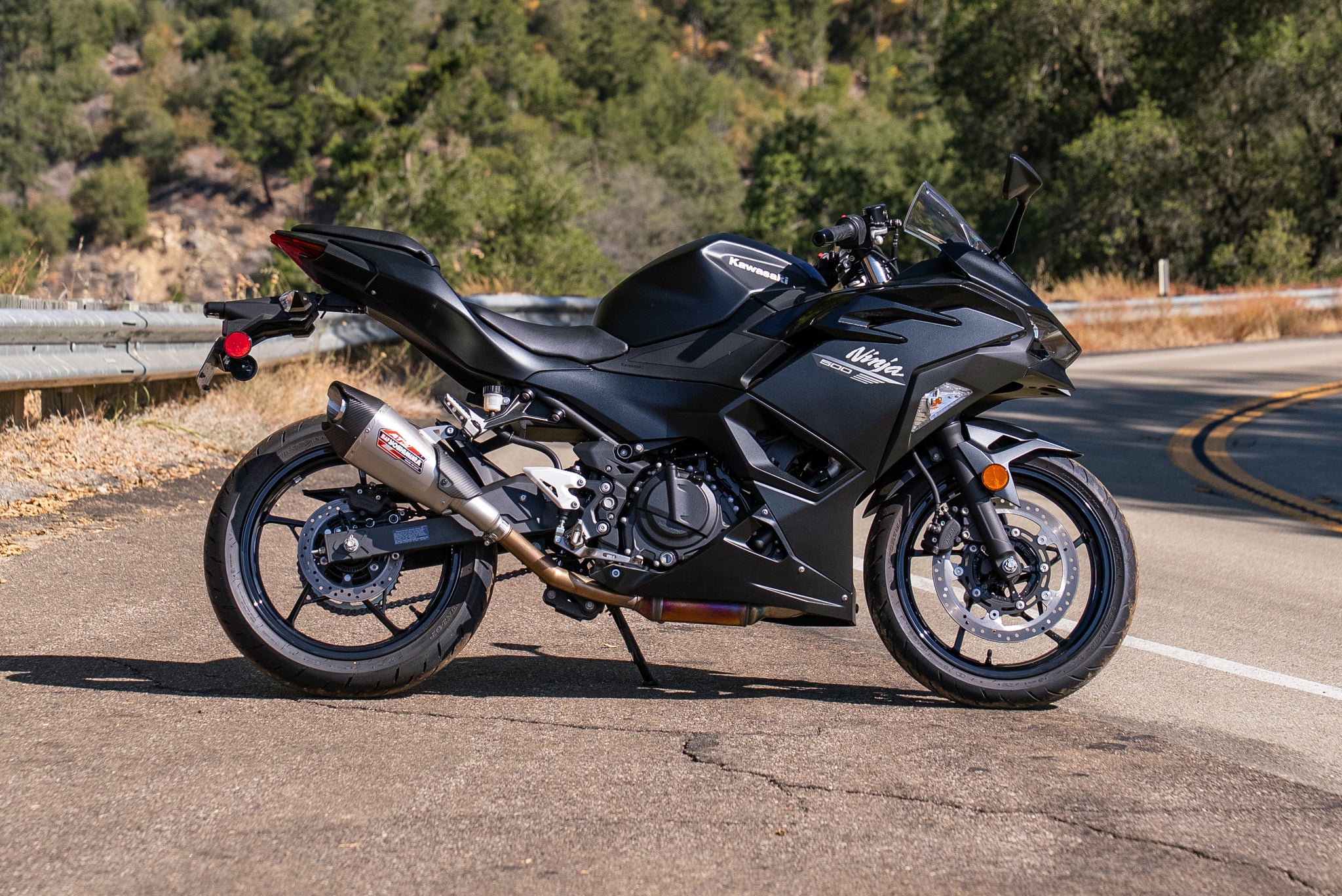 yama 2点まとめ Yoshimura NINJA 500/400 & Z500/400 18-26 AT2 Stainless Slip-On