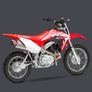 CRF110F 19-26 RS-9T Stainless Full Exhaust, w/ Stainless Muffler