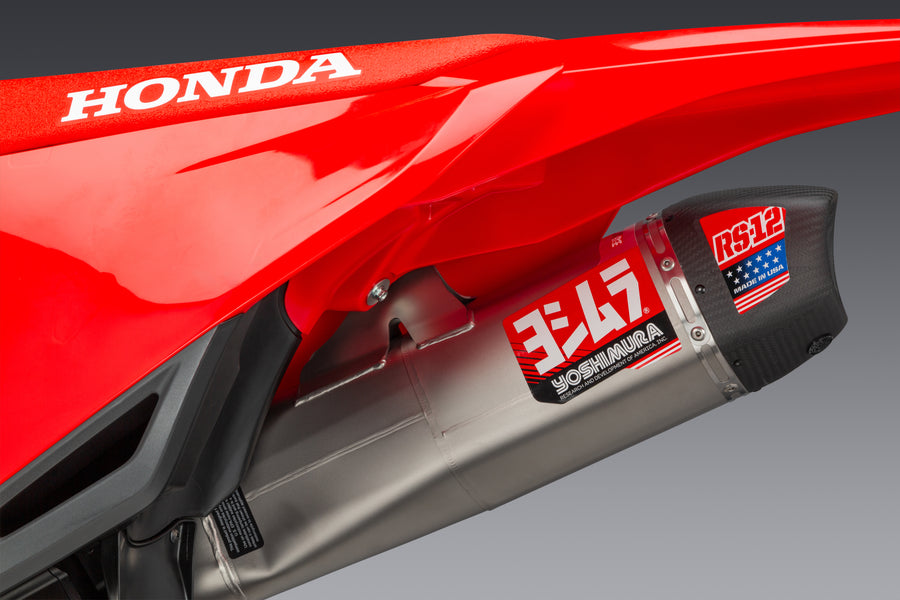 Yoshimura CRF450R RX 21 24 RS 12 Stainless Full Exhaust w Stainless Muffler Yoshimura R D of America Inc