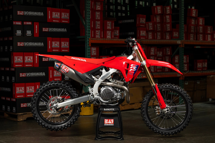 CRF450R/RX 2025 RS-12 Titanium Full Exhaust, w/ Titanium Muffler