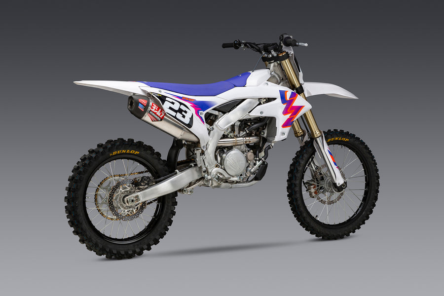 YZ250F 2024 RS-12 Stainless Full Exhaust, w/ Aluminum Muffler