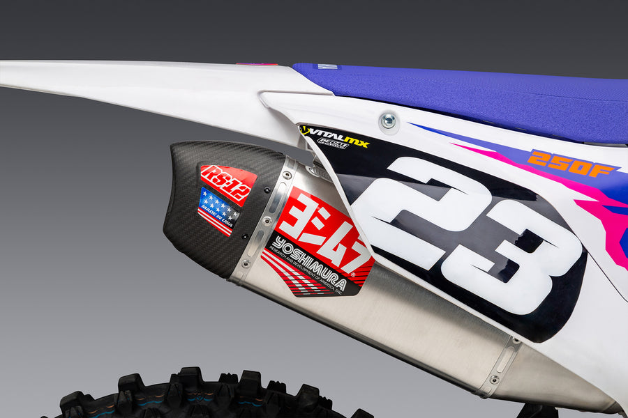 YZ250F 2024 RS-12 Stainless Full Exhaust, w/ Aluminum Muffler