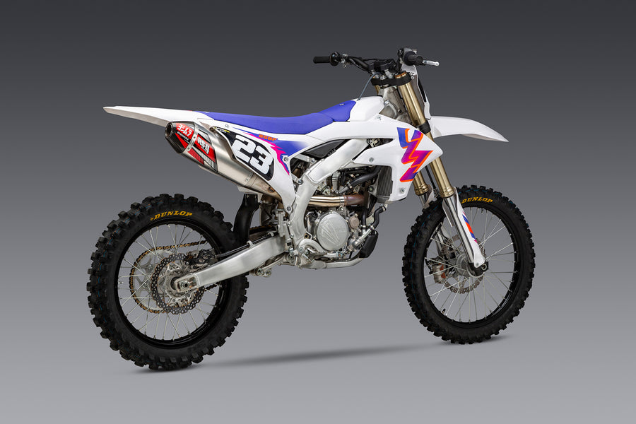 YZ250F 2024 RS-4 Stainless Slip-On Exhaust, w/ Aluminum Muffler