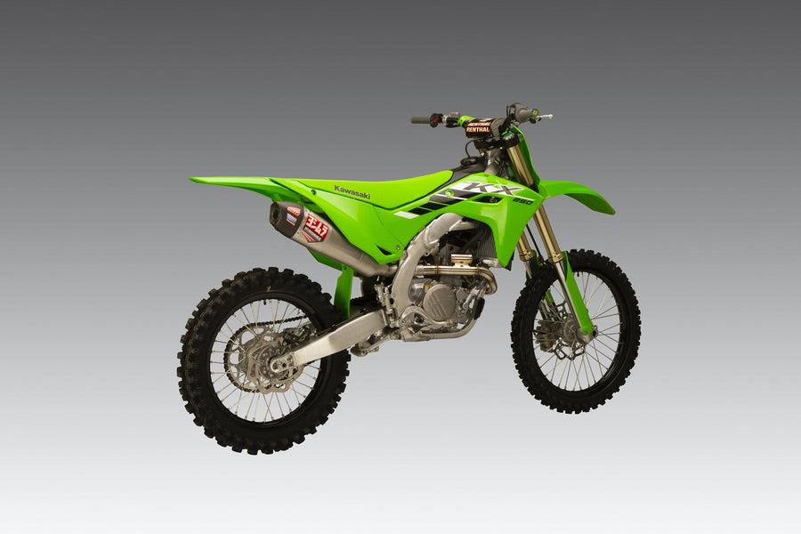 KX250/X 2025 RS-12 Stainless Full Exhaust, w/ Stainless Muffler