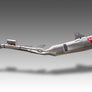 KX250/X 25-26 RS-12 Stainless Full Exhaust, w/ Stainless Muffler