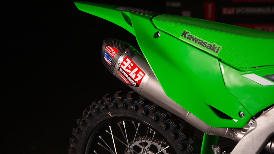 KX250/X 2025 RS-12 Stainless Full Exhaust, w/ Stainless Muffler