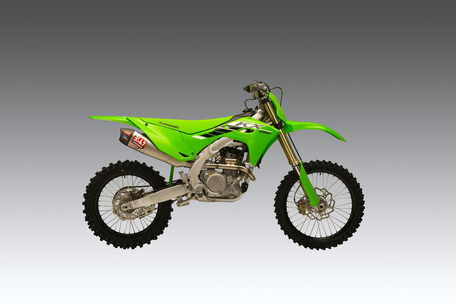 KX250/X 2025 RS-12 Stainless Full Exhaust, w/ Stainless Muffler